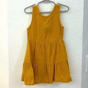 Cat & Jack Mustard Yellow Summer Dress